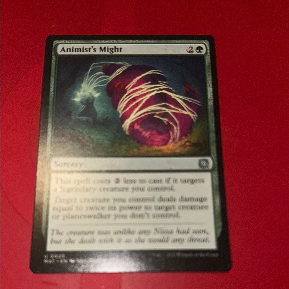 Magic: The Gathering - Animist's Might Card